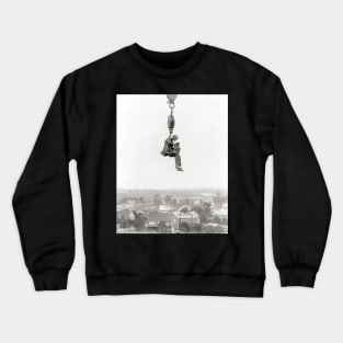 Aerial Photographer, 1925. Vintage Photo Crewneck Sweatshirt